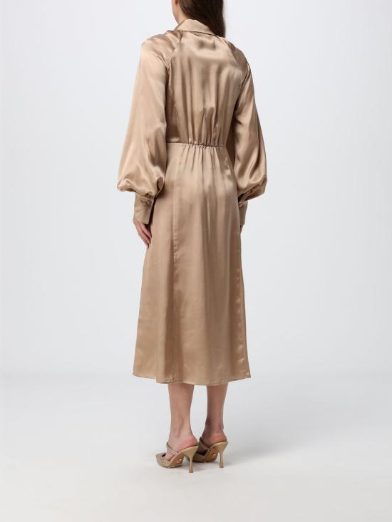 26SS 끄리다 롱 원피스 WINDSOR MIDI DRESSSILK Gold - CRIDA