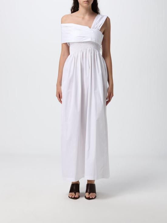 26SS 텔라 롱 원피스 010283 A001 White