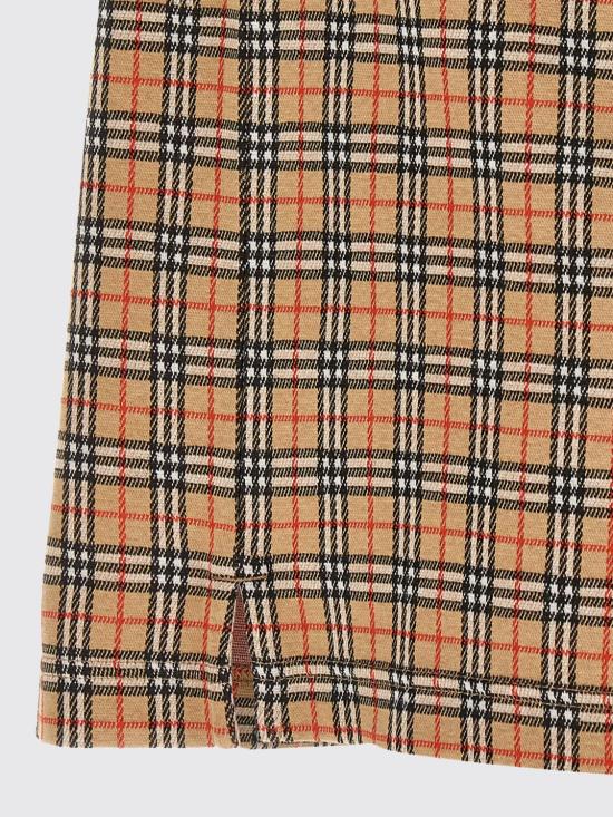 26SS 버버리 체크 코튼 블렌드 폴로 셔츠 8119561 Beige - BURBERRY
