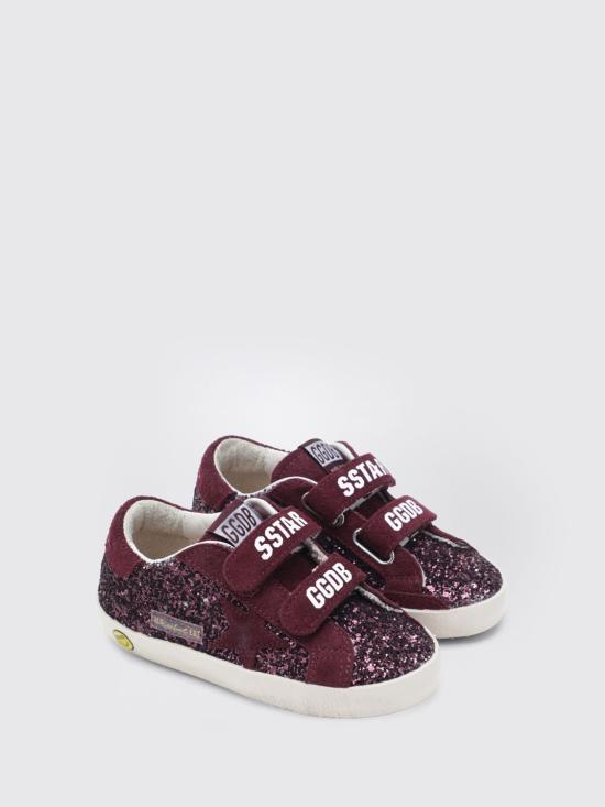 26SS [키즈] 골든구스 스니커즈 GJF00111F008033 40151 Burgundy - GOLDEN GOOSE