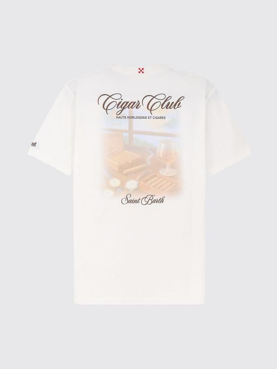 26SS 세인트바쓰 반팔 티셔츠 PRL0002 04285L Bianco 4 - MC2 SAINT BARTH