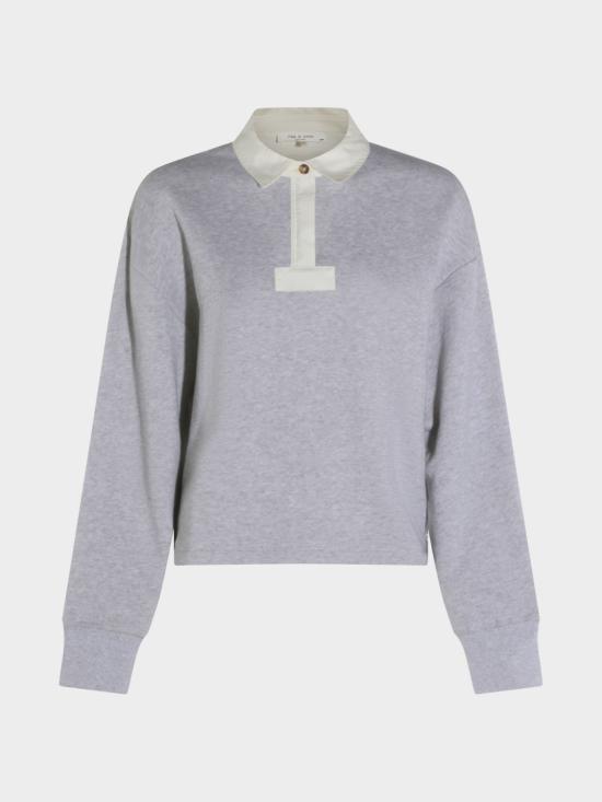 26SS 랙앤본 폴로 티셔츠 RE9826ST3VW HTHRG Grey - RAG & BONE