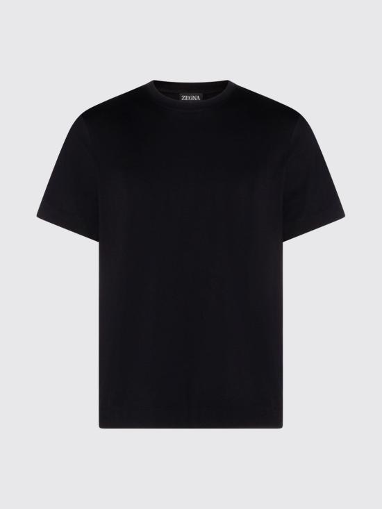 26SS 에르메네질도제냐 반팔 티셔츠 RUH360A3 H765NLK09 Black - ERMENEGILDO ZEGNA