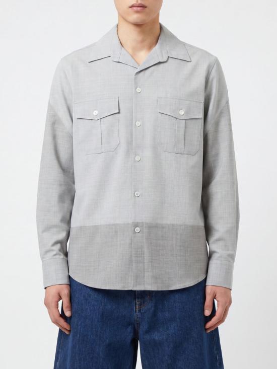 26SS MM6 메종마르지엘라 셔츠 SH2DT0046M35733 856M Grey