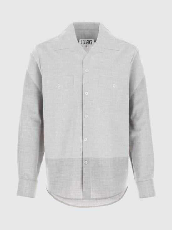 26SS MM6 메종마르지엘라 셔츠 SH2DT0046M35733 856M Grey - MM6 MAISON MARGIELA