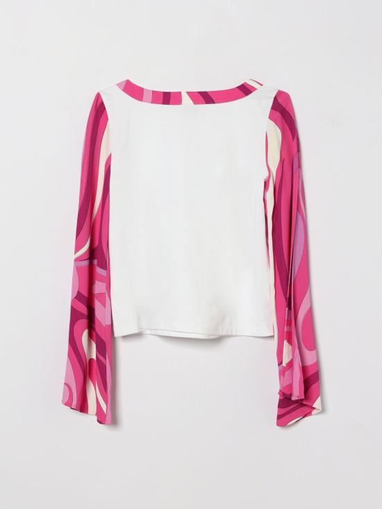 26SS [키즈] 푸찌 티셔츠 PY8B50Z3672 100FU White - PUCCI