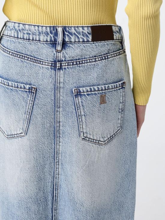 26SS 알마니 스커트 XW002264AF21338 MB001 Stone Washed - ARMANI