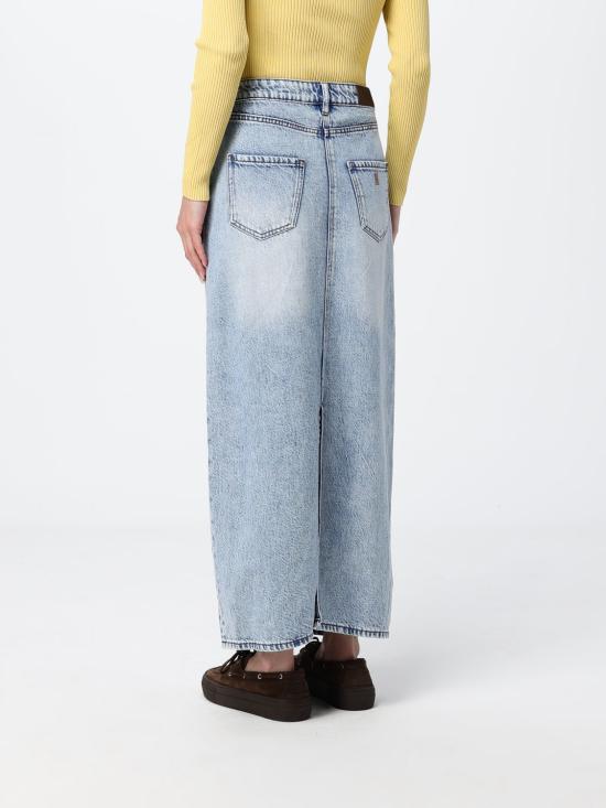26SS 알마니 스커트 XW002264AF21338 MB001 Stone Washed - ARMANI