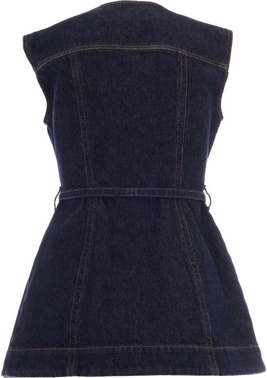26SS 스포트막스 민소매 티셔츠 2612161015600SPDDOMINIO001 NAVY - SPORTMAX