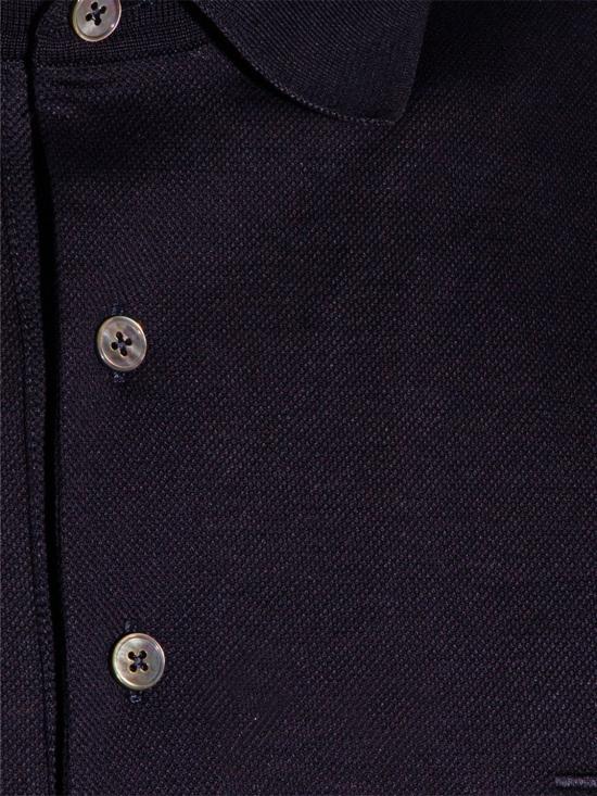26SS 에르메네질도제냐 폴로 티셔츠 RUH348A3H794 B09 Navy - ERMENEGILDO ZEGNA