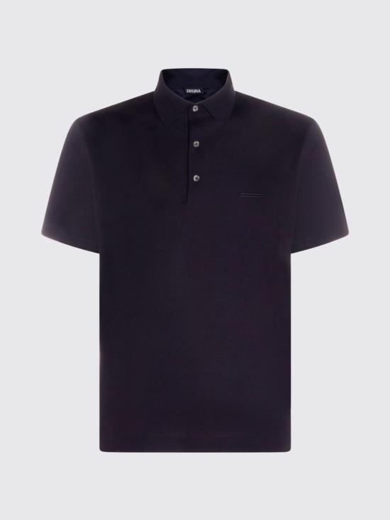 26SS 에르메네질도제냐 폴로 티셔츠 RUH348A3H794 B09 Navy - ERMENEGILDO ZEGNA