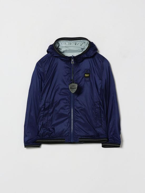 26SS [키즈] 블라우어 캐주얼 자켓 26SBLKC06372007101 80E Gnawed Blue - BLAUER