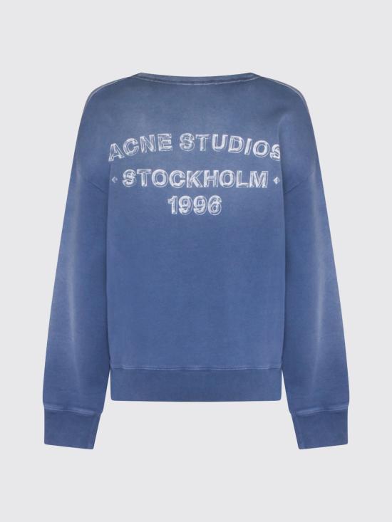 26SS 아크네 스튜디오 워시드 로고 스웨트셔츠 CI0216 BG3 Beige - ACNE STUDIOS