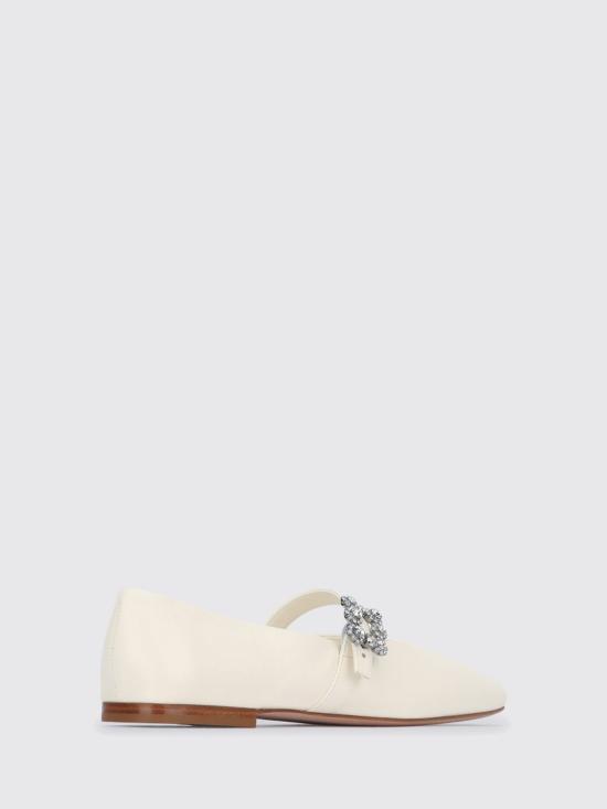 26SS 로저비비에 플랫 슈즈 RVW7434463091T 019 White - ROGER VIVIER
