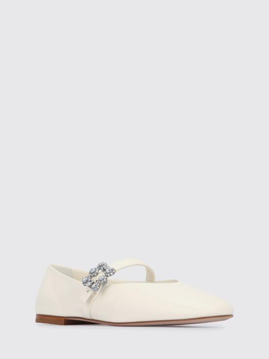 26SS 로저비비에 플랫 슈즈 RVW7434463091T 019 White - ROGER VIVIER