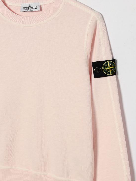 26SS [키즈] 스톤 아일랜드 풀오버 6100012S0060 V0180 Pink - STONE ISLAND