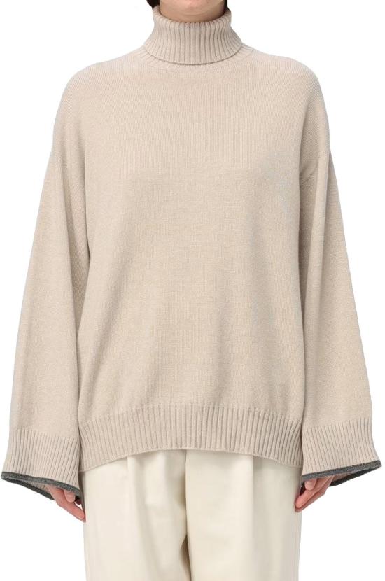 25FW 브루넬로 쿠치넬리 터틀넥 M12718103T2000C9504 BEIGE - BRUNELLO CUCINELLI