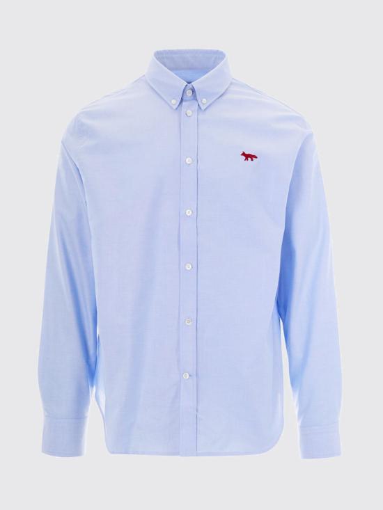 26SS 메종키츠네 셔츠 QM00425WC5081 0434 Gnawed Blue - MAISON KITSUNE