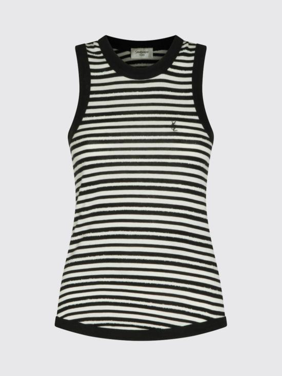 26SS 생로랑 탑 743660Y37K7 1095 Black - SAINT LAURENT