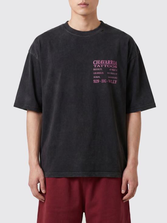 26SS 윌리 차바리아 반팔 티셔츠 WCJSY0178 001 Grey