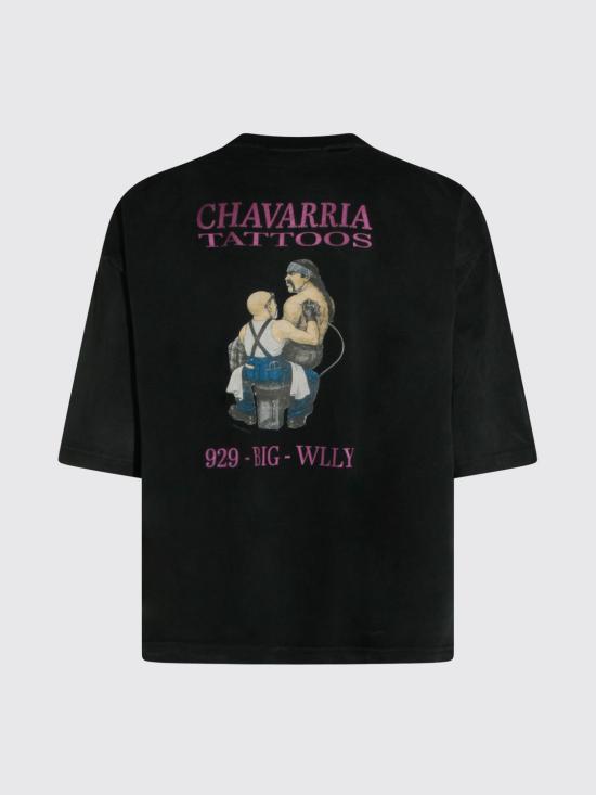 26SS 윌리 차바리아 반팔 티셔츠 WCJSY0178 001 Grey - WILLY CHAVARRIA