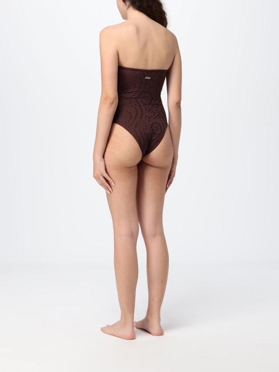 26SS 세인트바쓰 원피스 수영복 KHR0001 09200L Brown - MC2 SAINT BARTH