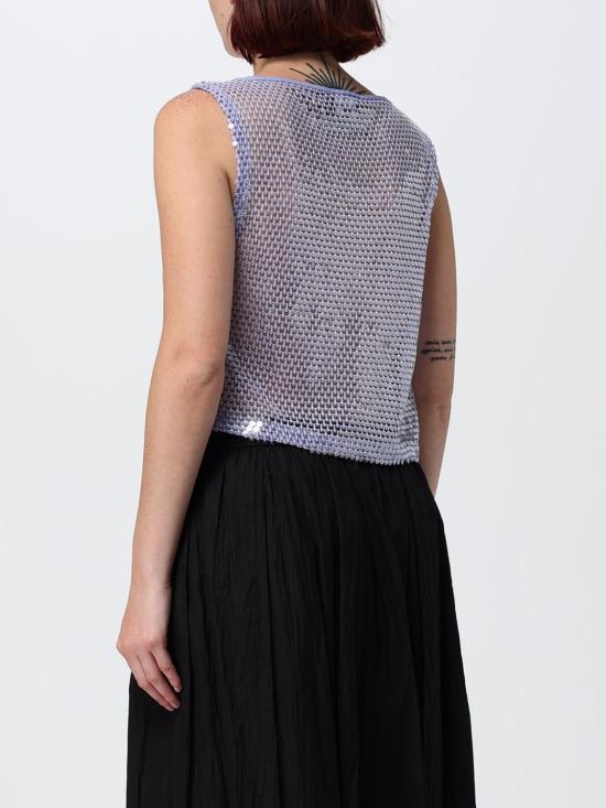 26SS 엠포리오 아르마니 탑 EW005198AF28082 FA003 Lilac - EMPORIO ARMANI