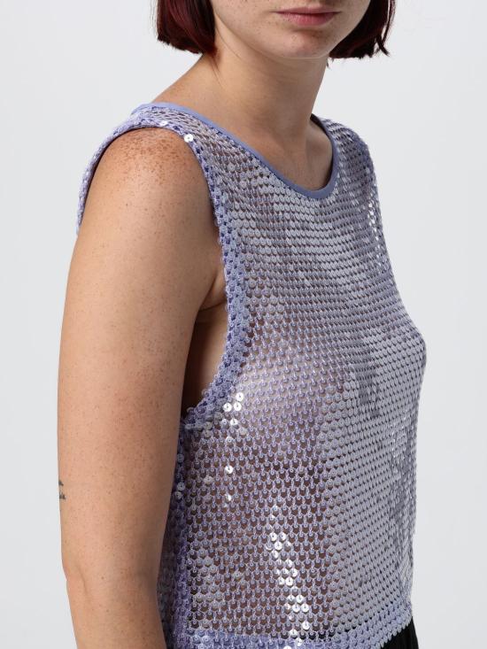 26SS 엠포리오 아르마니 탑 EW005198AF28082 FA003 Lilac - EMPORIO ARMANI