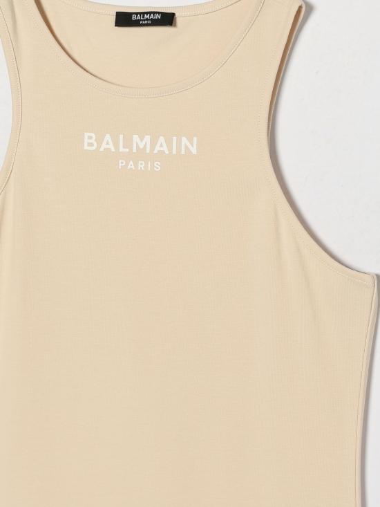 26SS [키즈] 발망 원피스 BY1A12Z3277 107BC Beige - BALMAIN
