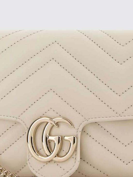 26SS 구찌 GG 마몽 스몰 숄더백 751526AAFPP 9053 White - GUCCI