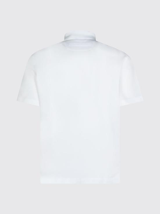 26SS 에르메네질도제냐 폴로 티셔츠 RUH348A3H794 N00 White - ERMENEGILDO ZEGNA