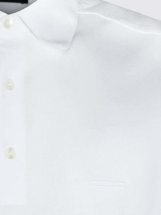 26SS 에르메네질도제냐 폴로 티셔츠 RUH348A3H794 N00 White - ERMENEGILDO ZEGNA