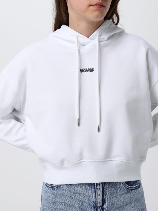 26SS 디스클레이머 스웨터 55550 BIANCO ST NERA White 1 - DISCLAIMER
