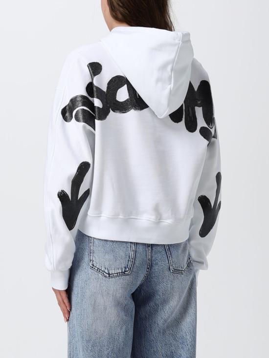 26SS 디스클레이머 스웨터 55550 BIANCO ST NERA White 1 - DISCLAIMER