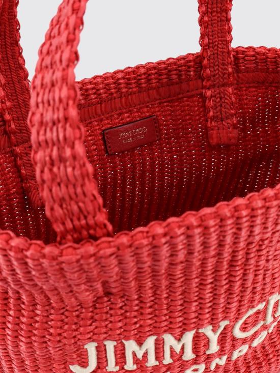 26SS 지미추 토트백 BEACHTOTEEWMINIJYN RUBYREDLIGHTGOLD Ruby - JIMMY CHOO