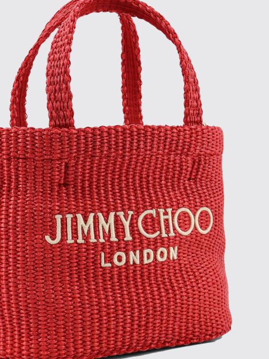 26SS 지미추 토트백 BEACHTOTEEWMINIJYN RUBYREDLIGHTGOLD Ruby - JIMMY CHOO