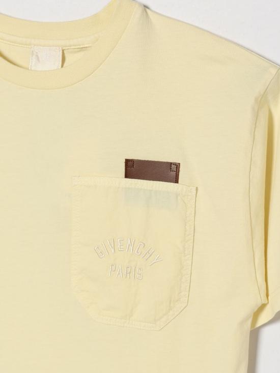 26SS [키즈] 지방시 티셔츠 H31118 23G Yellow - GIVENCHY