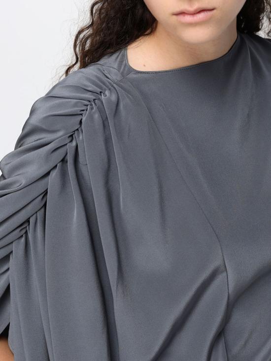 26SS 끄리다 미디 원피스 PEONIA MIDI DRESSSILK Blue - CRIDA