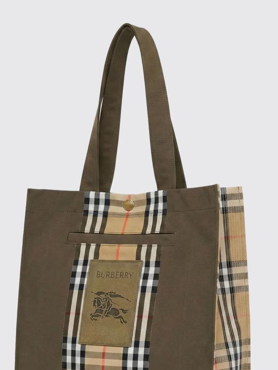 26SS 버버리 체크 트렌치 토트 8119072 Military - BURBERRY