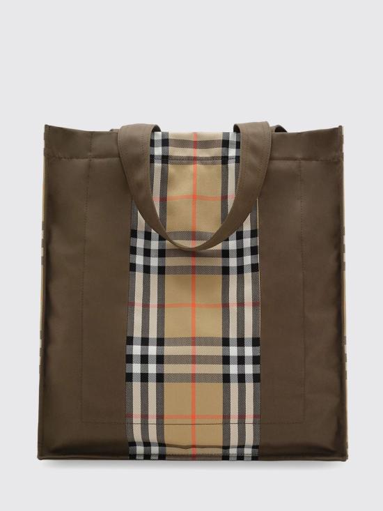 26SS 버버리 체크 트렌치 토트 8119072 Military - BURBERRY