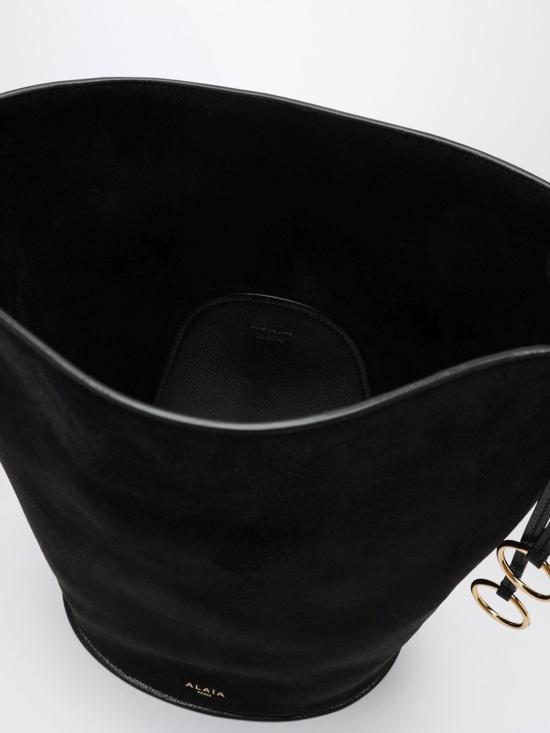 26SS 알라이아 숄더백 AA1L6005CA577S 999 Black - ALAIA