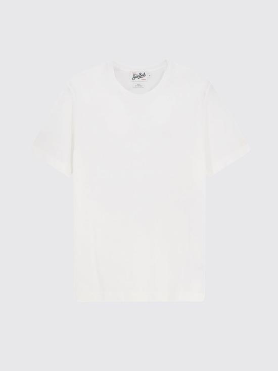 26SS 세인트바쓰 반팔 티셔츠 ORS0001 01143L White - MC2 SAINT BARTH