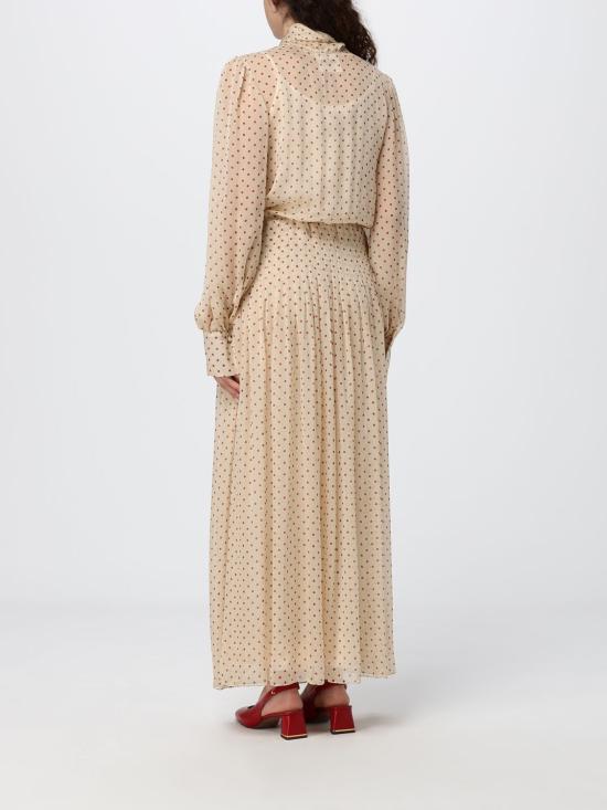 26SS 끄리다 롱 원피스 PAPAVERO LONG DRESSSILK Yellow Cream - CRIDA