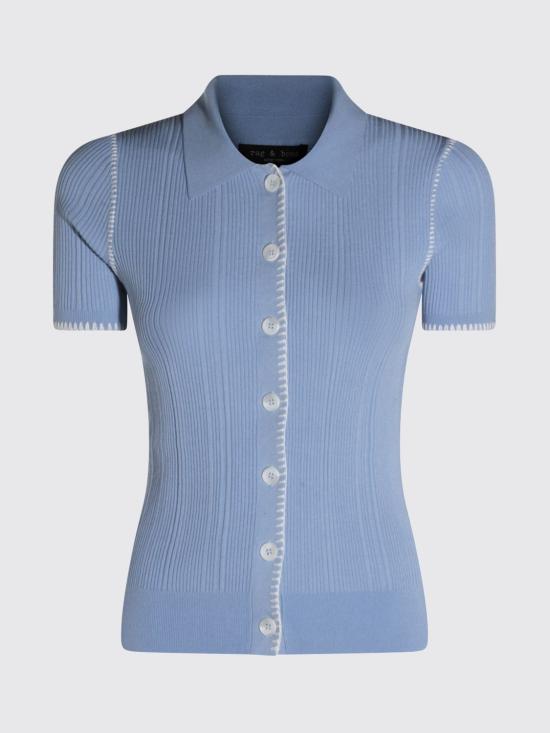 26SS 랙앤본 폴로 티셔츠 RG3826S6MVR SKY Blue - RAG & BONE