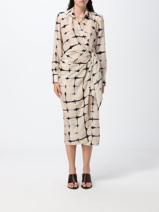 26SS 끄리다 롱 원피스 COMO MIDI DRESSSILK Yellow Cream