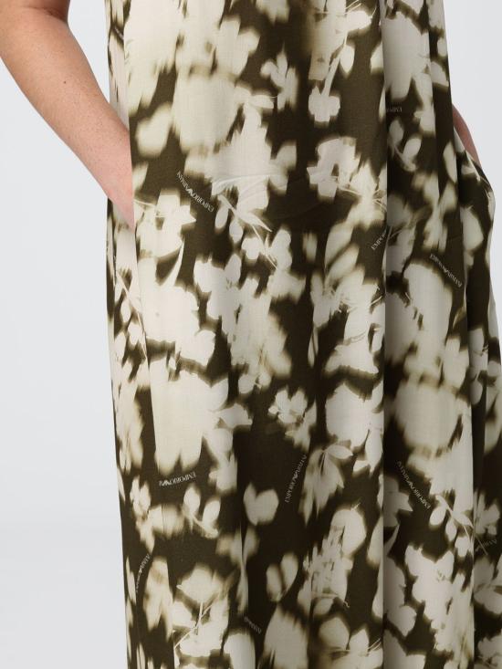26SS 엠포리오 아르마니 롱 원피스 EW003416AF20249 F7149 Olive - EMPORIO ARMANI