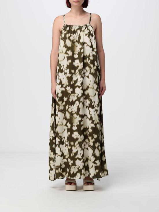 26SS 엠포리오 아르마니 롱 원피스 EW003416AF20249 F7149 Olive