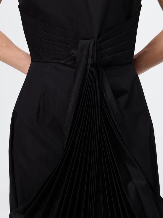 26SS 끄리다 롱 원피스 PRIMULA MIDI DRESSCOTTON Black - CRIDA