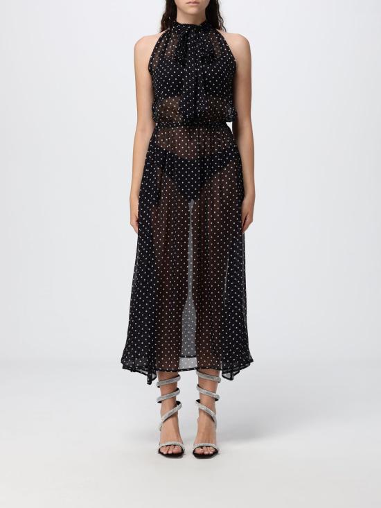 26SS 끄리다 롱 원피스 TAORMINA MIDI DRESSSILK Black