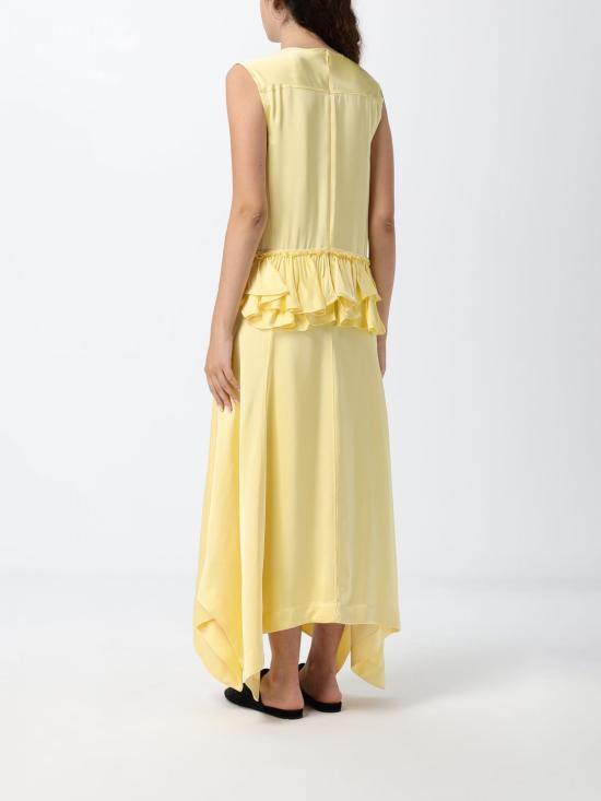 26SS 질샌더 롱 원피스 J02CT0575J65022 744 Yellow - JIL SANDER